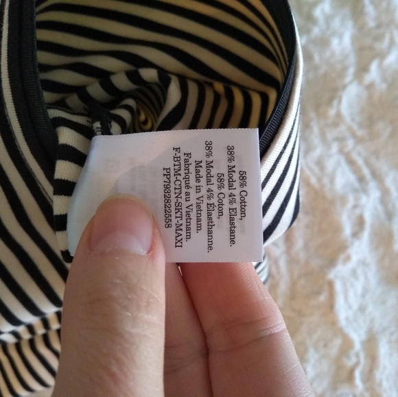 NWOT Everlane striped skirt - Picture 5 of 6